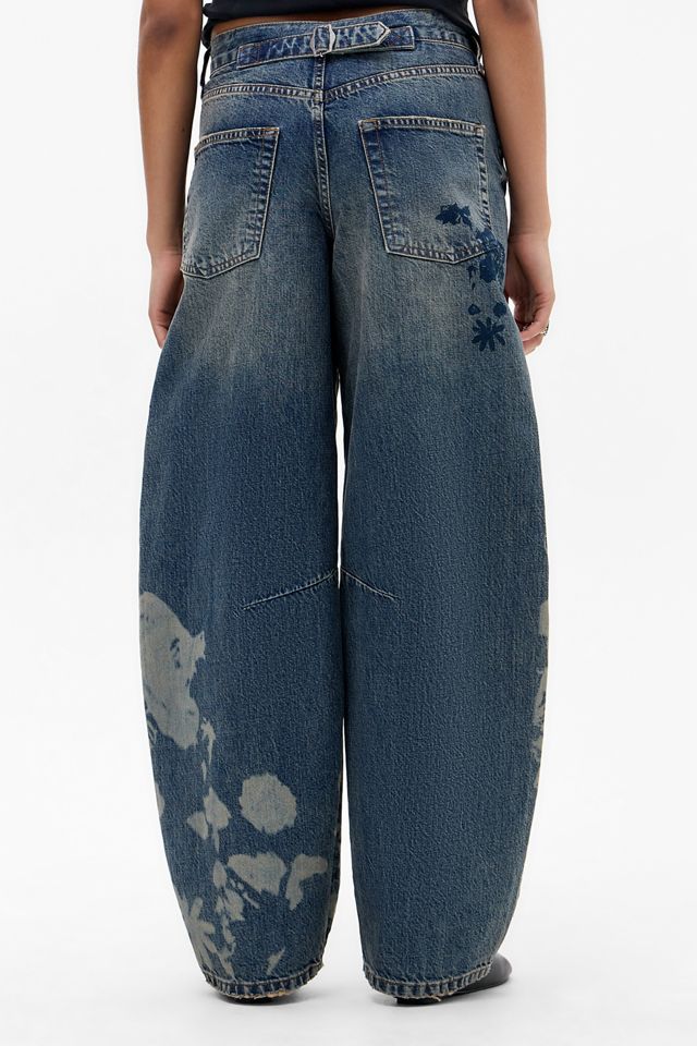 BDG Logan Floral Laser Jeans #3