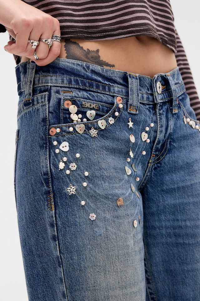 BDG Kayla Mixed Trinket Lowrider Jeans #1