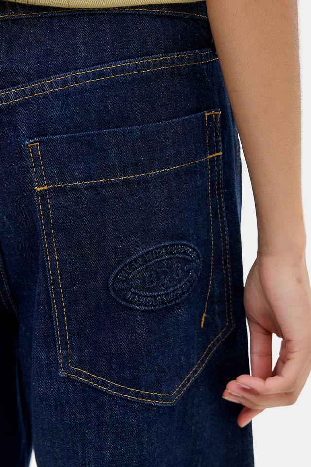 BDG Jaya Baggy Turn Up Laser Check Jeans  #2
