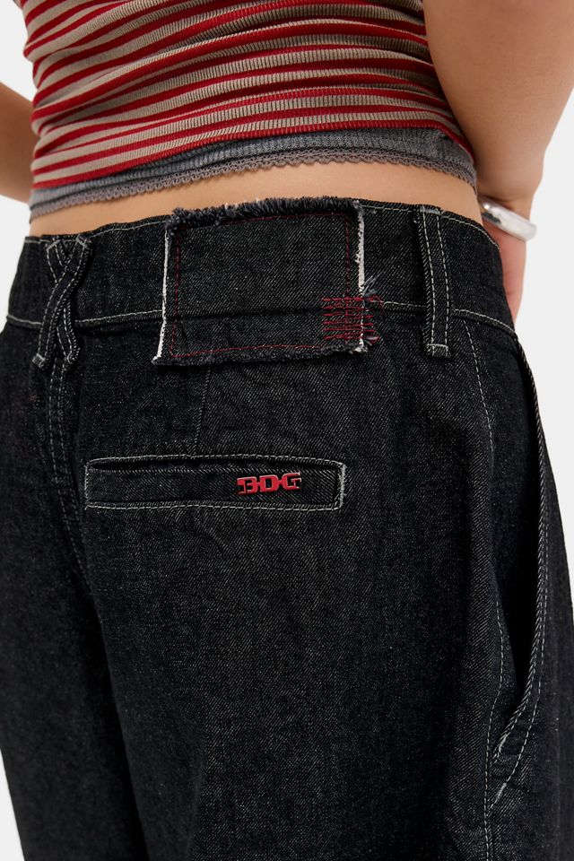 BDG Jax Vorn Plissierte Cocoon Crop Jeans #3