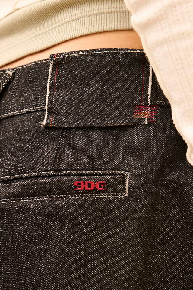 BDG Jax Pleat Front Cocoon Crop Jeans #6