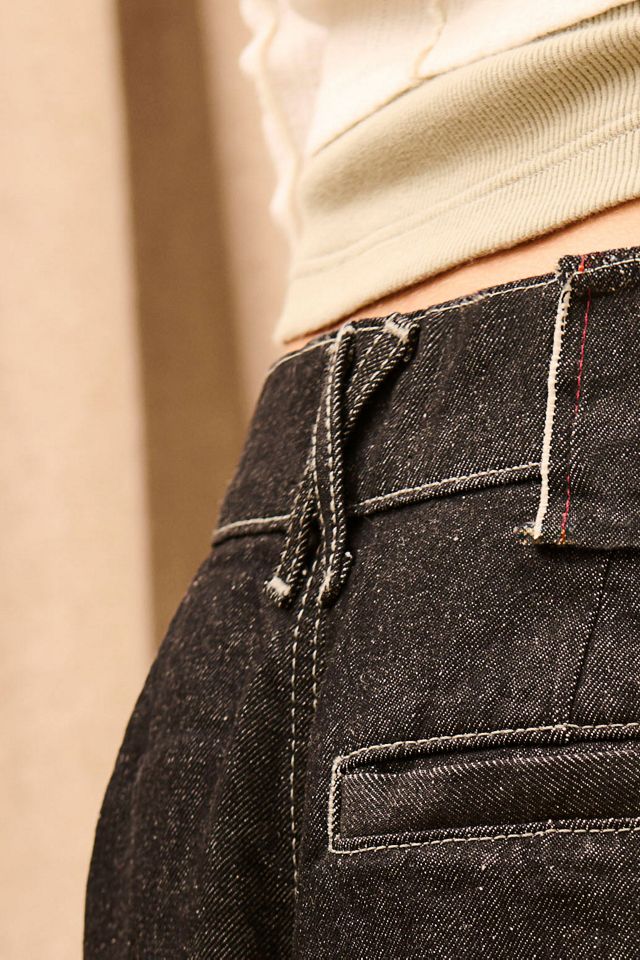 BDG Jax Pleat Front Cocoon Crop Jeans #7
