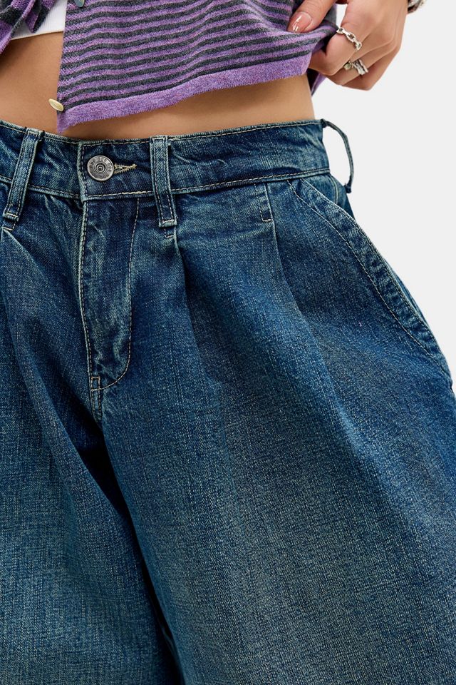 BDG Jax Pleat Front Cocoon Crop Jeans #3