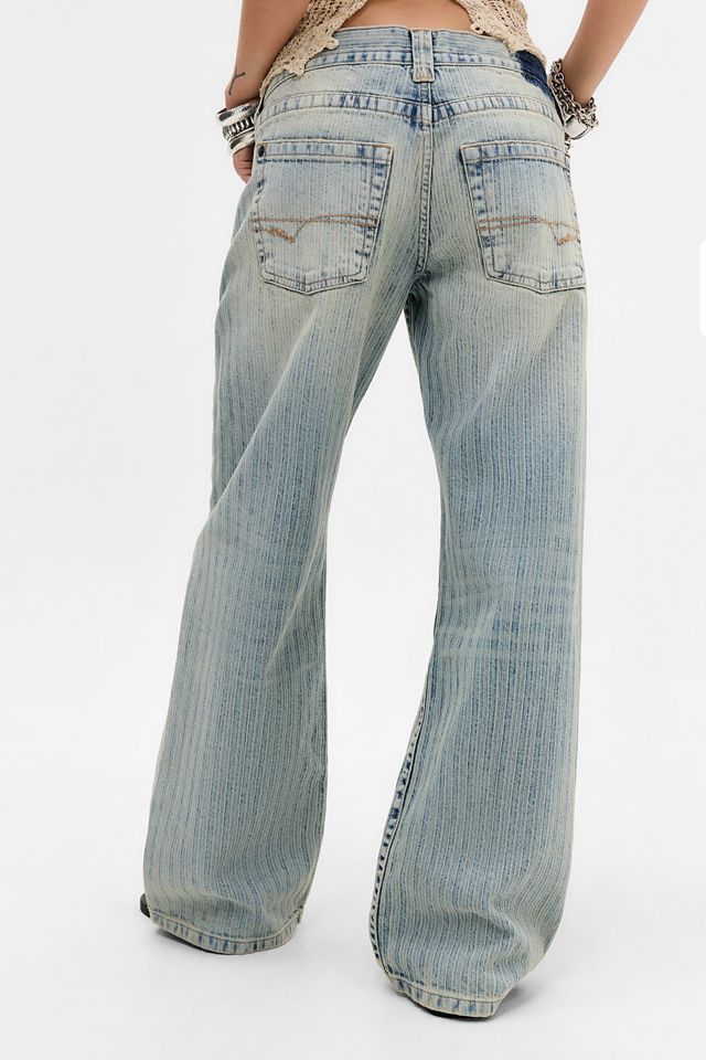 Jeans a gessato con vita bassa Kayla BDG #2