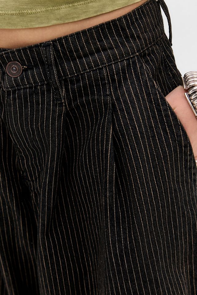 Jeans Cocoon con Pliegue Frontal a Rayas Jax BDG #3