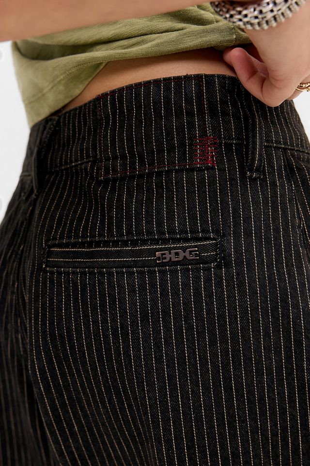 Jeans Cocoon con Pliegue Frontal a Rayas Jax BDG #4