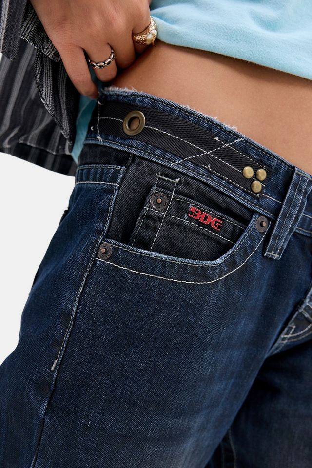 Jeans Utility con Cuciture Kayla Lowrider BDG #1