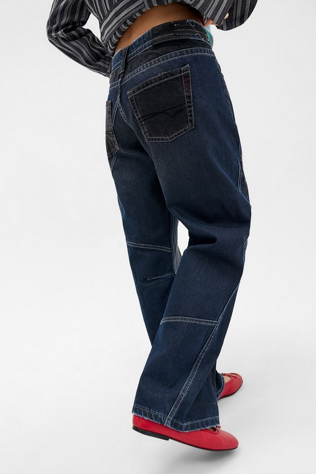 Jeans Utility con Cuciture Kayla Lowrider BDG #3