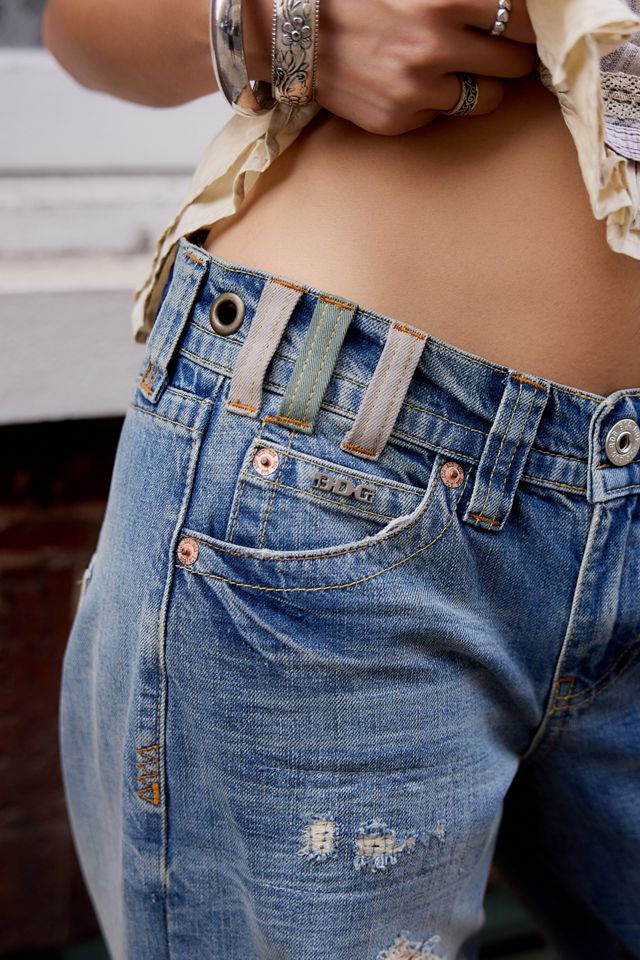 BDG Kayla Mixed Media Lowrider Jeans #1