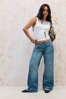 Jeans Kayla de Medios Mixtos Lowrider BDG