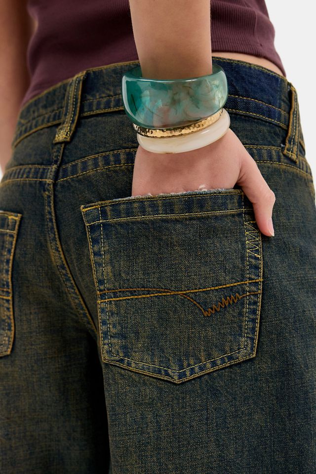BDG Kayla Rip Repair Jeans mit weitem Bein #2