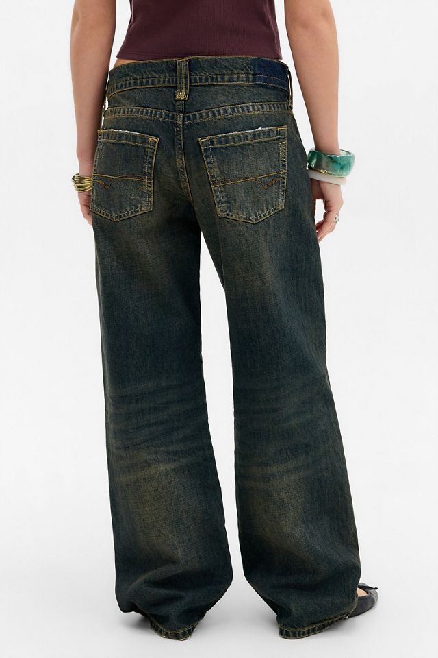 BDG Kayla Rip Repair Jeans mit weitem Bein #3