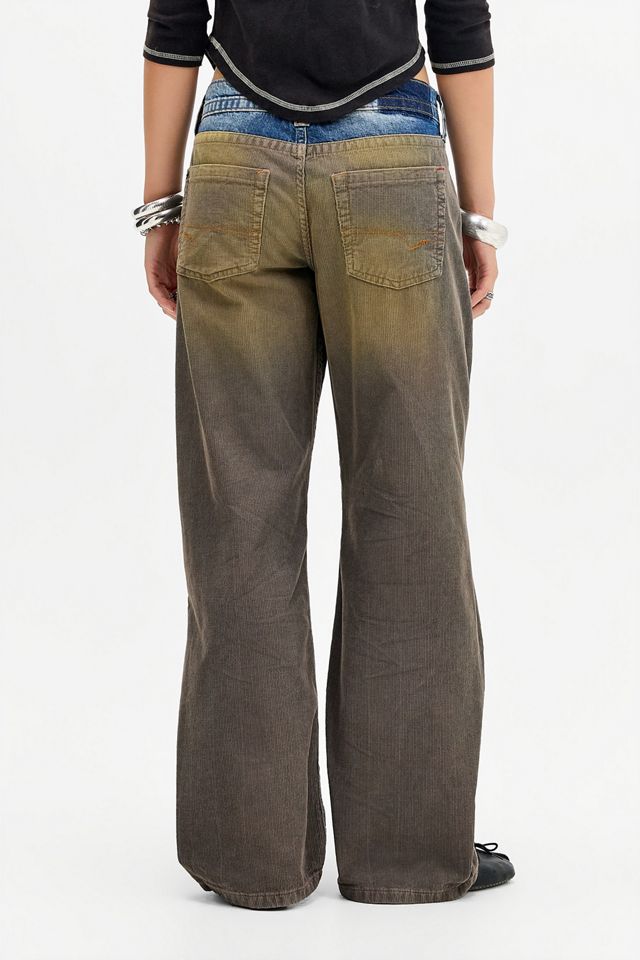 BDG Kayla Cord-Mix Lowrider Jeans #3