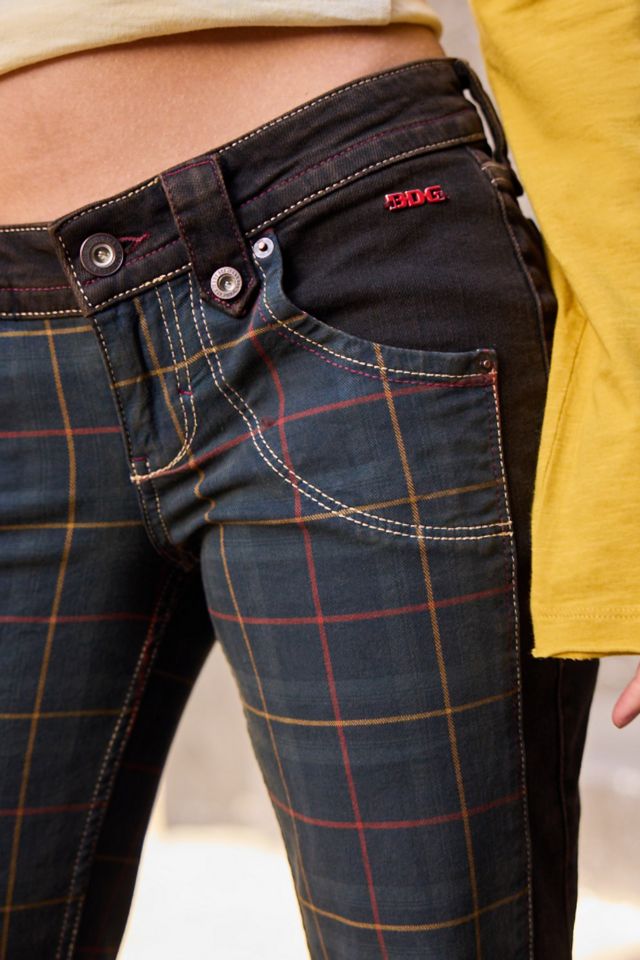 Jeans Acampanados de Tiro Bajo Miko con Empalmado BDG #1