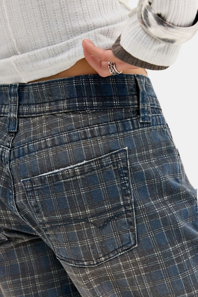 BDG Kayla Karierte Lowrider-Jeans #3
