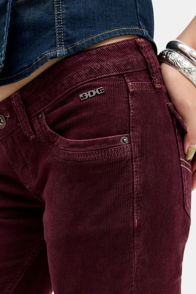 BDG Miko Niedrige Taille Cord Skinny Bootcut Jeans #1