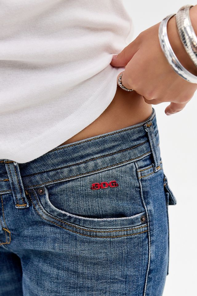 BDG Miko Low Rise Flap Pocket Skinny Bootcut Jeans #3