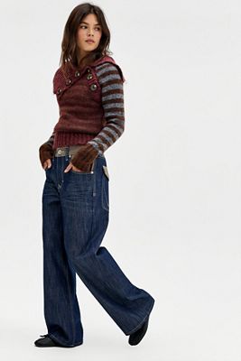 Jeans de Pierna Ancha de Medios Mixtos Jaya BDG