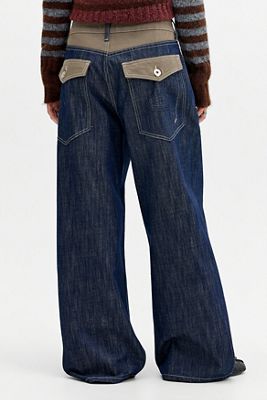 BDG Jaya Mixed Media Wide Leg Jeans