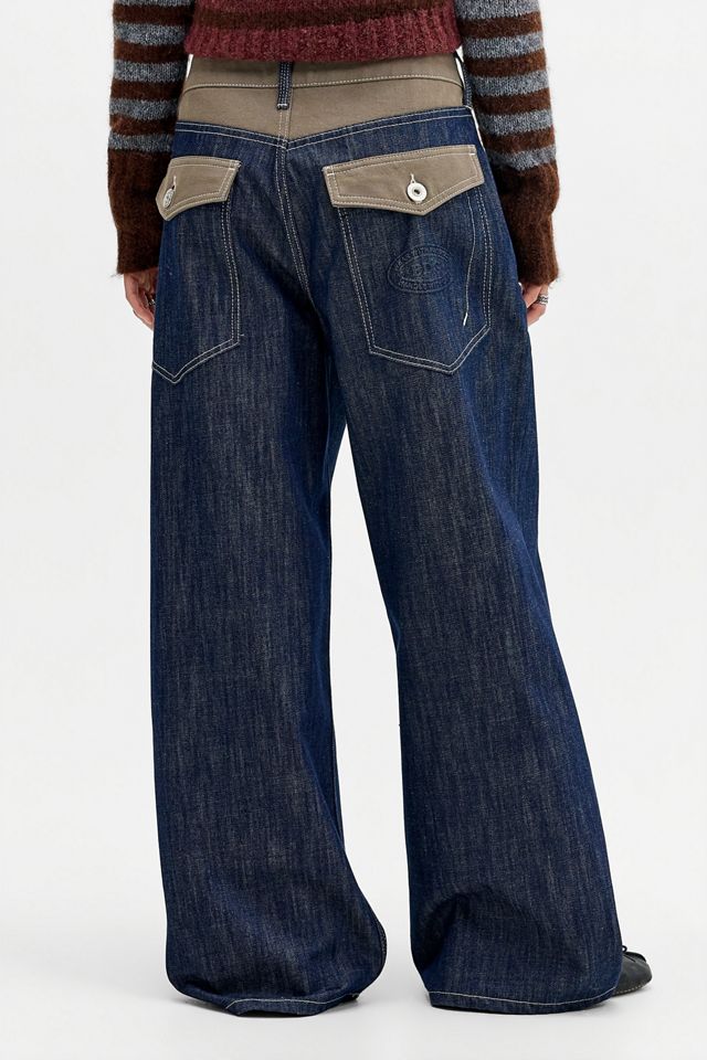 Jeans de Pierna Ancha de Medios Mixtos Jaya BDG #3