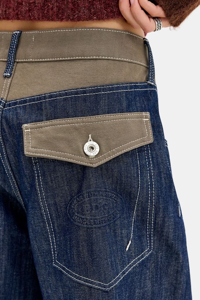 Jeans de Pierna Ancha de Medios Mixtos Jaya BDG #4