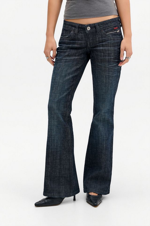 Jeans évasés bootcut Miko à chaîne taille basse BDG #1
