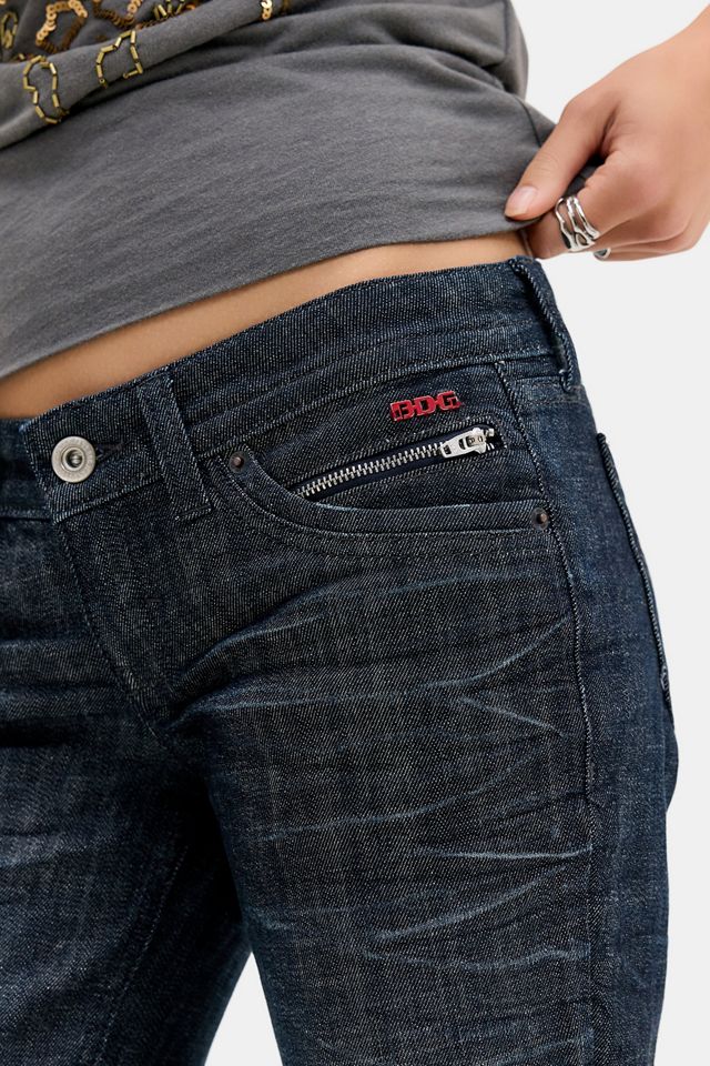 Jeans évasés bootcut Miko à chaîne taille basse BDG #4