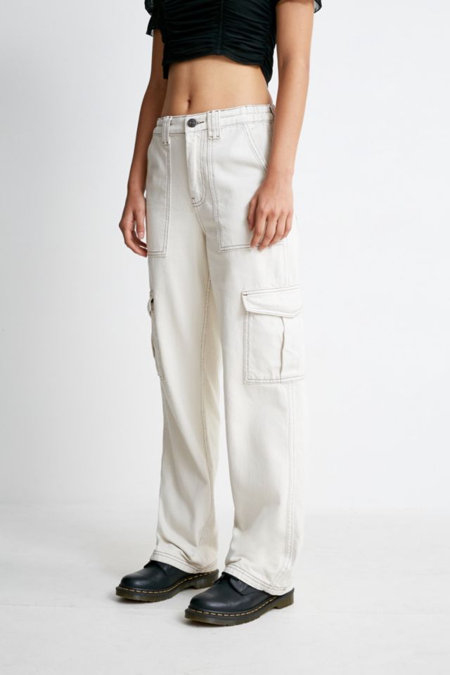 BDG High-Waisted Skate Jean – Ecru  Urban Outfitters Australia Official  Site