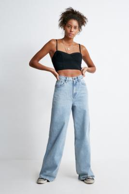 BDG Summer Bleach Wash Puddle Jeans | Urban Outfitters UK
