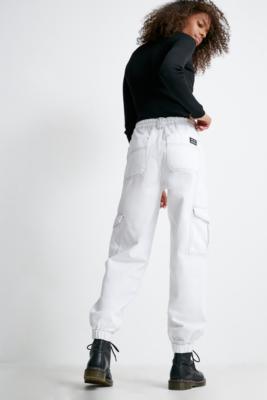 white skater jeans