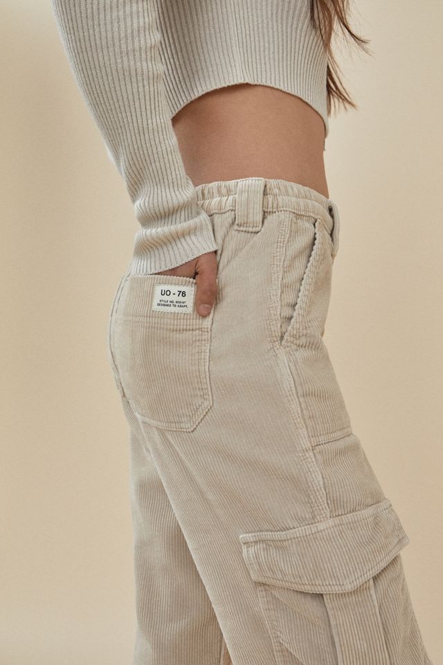 BDG Ecru Corduroy Skate Trousers | Urban Outfitters UK