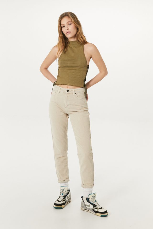 BDG Winter Stone Corduroy Mom Trousers Urban Outfitters UK
