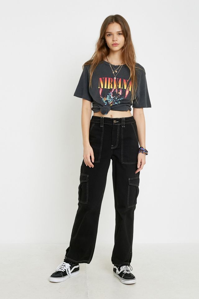 BDG Black Toggle Hem Skate Jeans #2