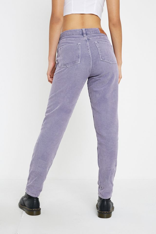 BDG - Jeans Mom en velours délavé à l'acide lilas #2