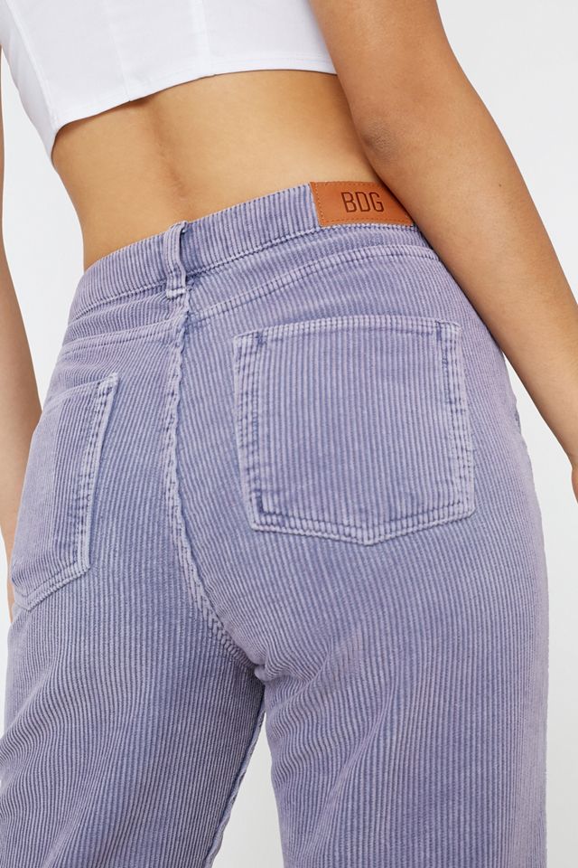BDG - Jeans Mom en velours délavé à l'acide lilas #3