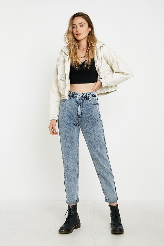BDG Acid Wash Mom Jeans | Urban Outfitters UK