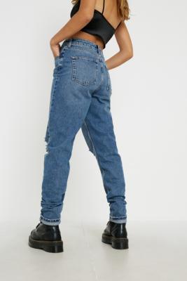 urban outfitters ripped mom jeans