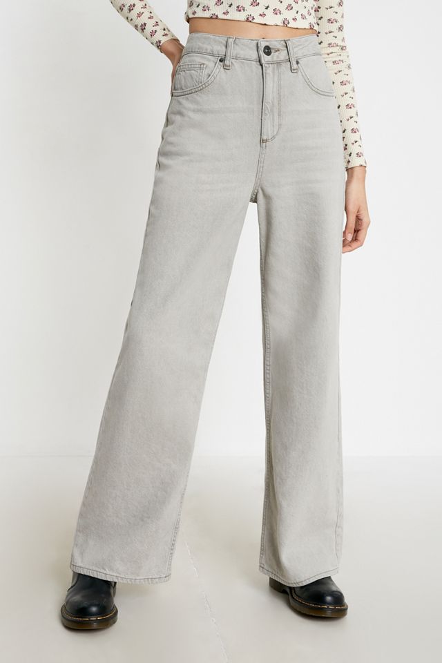 BDG Grey Wash Puddle Jeans #2