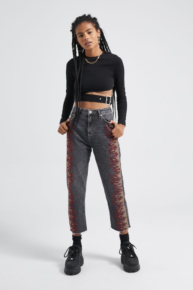 Flame jeans clearance