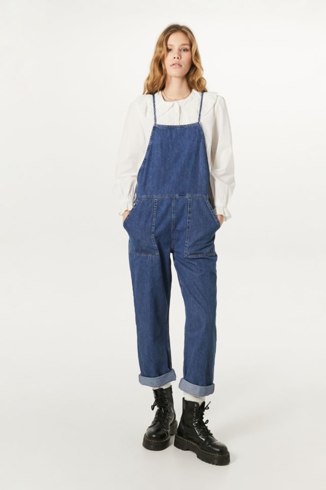 Urban outfitters jean outlet jumpsuit