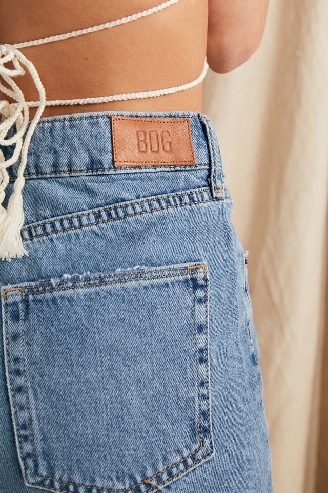 BDG Blue Vintage Wash Recycled High-Waist Mom Jeans #2