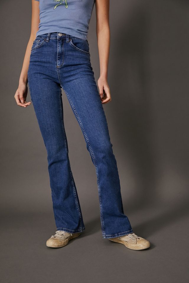 Jeans Évasés Taille Haute Mi-Lavage Bleu BDG #1
