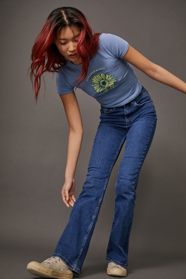 Jeans Évasés Taille Haute Mi-Lavage Bleu BDG #2