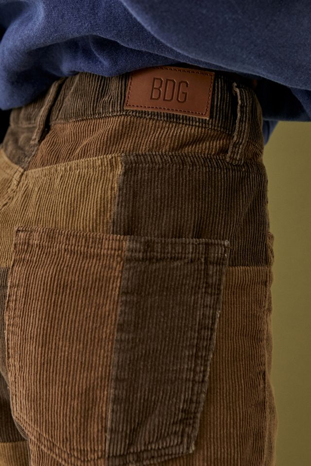 BDG Patchwork Corduory Authentic Straight Leg Jeans #3