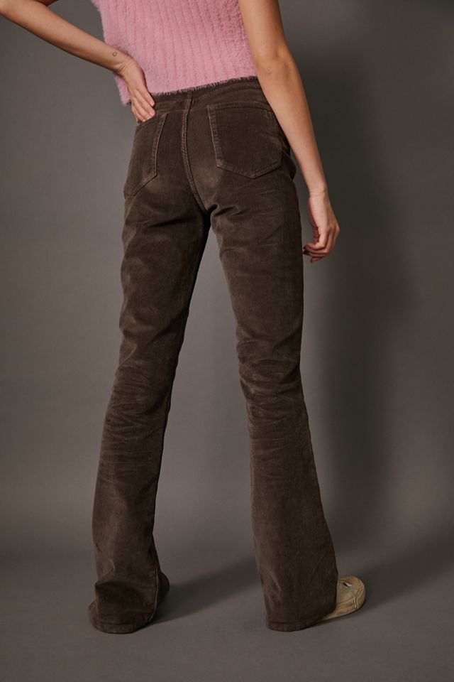 BDG Chocolate Corduroy High-Waist Flare Jeans