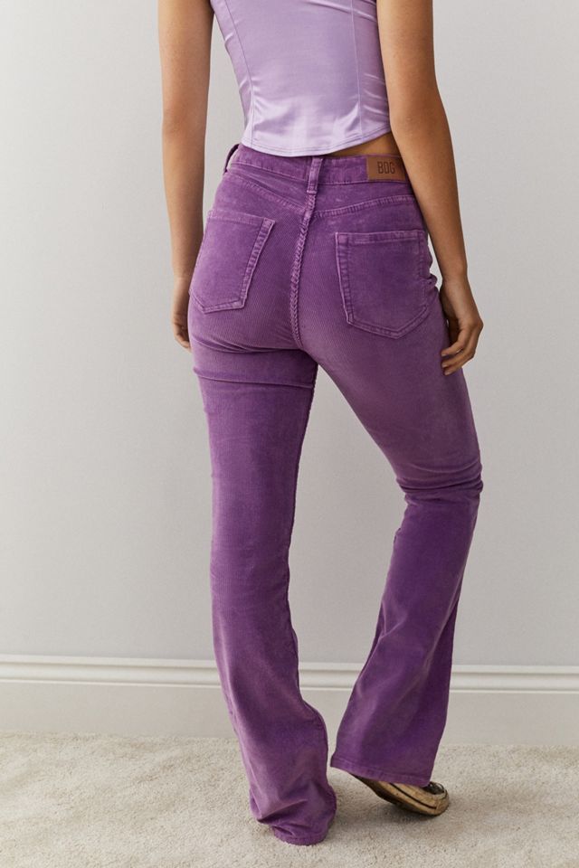BDG - Jean évasé taille haute en velours côtelé Dhalia #3