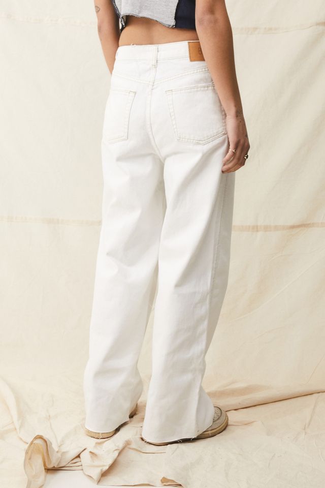 BDG White Cropped Puddle Jax Jeans #2