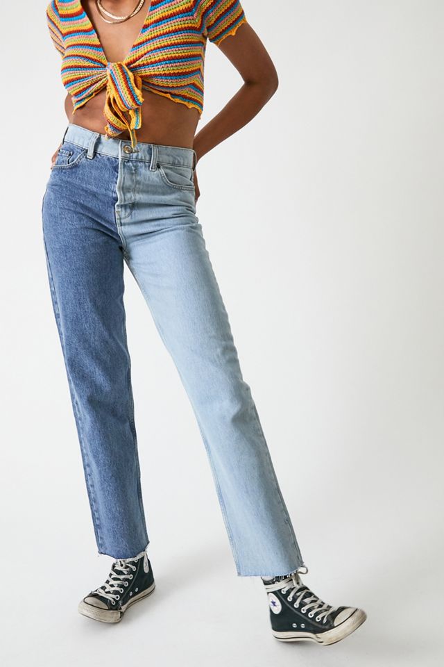 BDG Summer Two-Tone Authentic Straight Leg Jeans #1