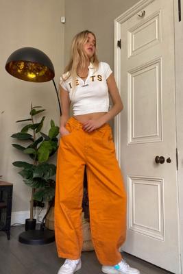 tie flare pants