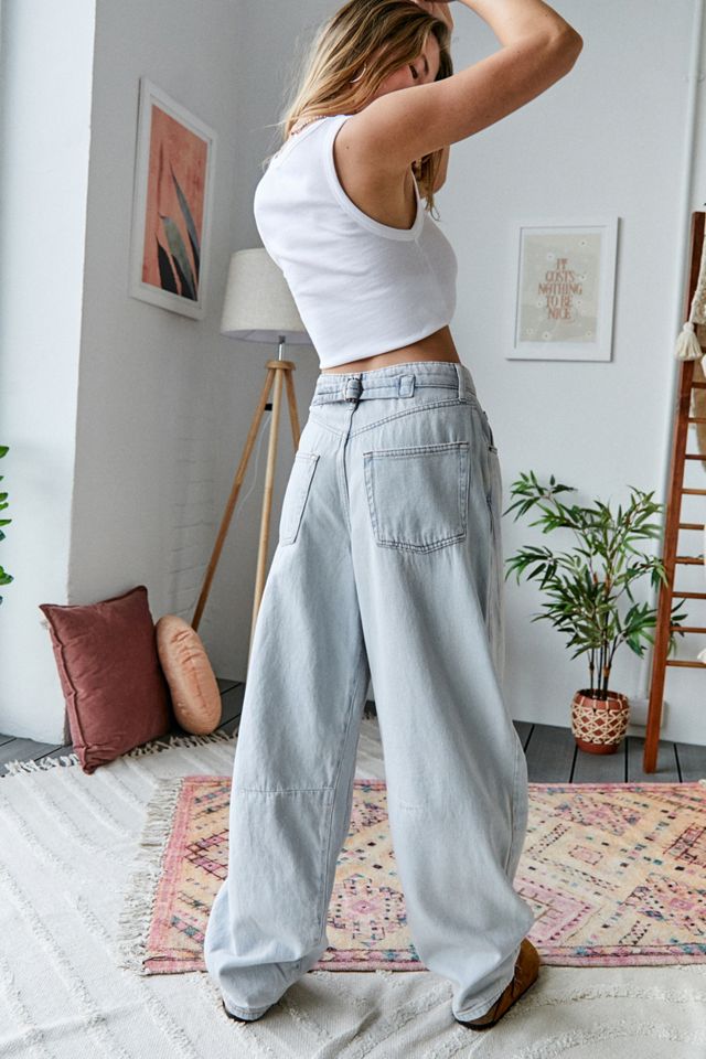 Jeans Boyfriend BDG Blue Logan con Cinch Back #1